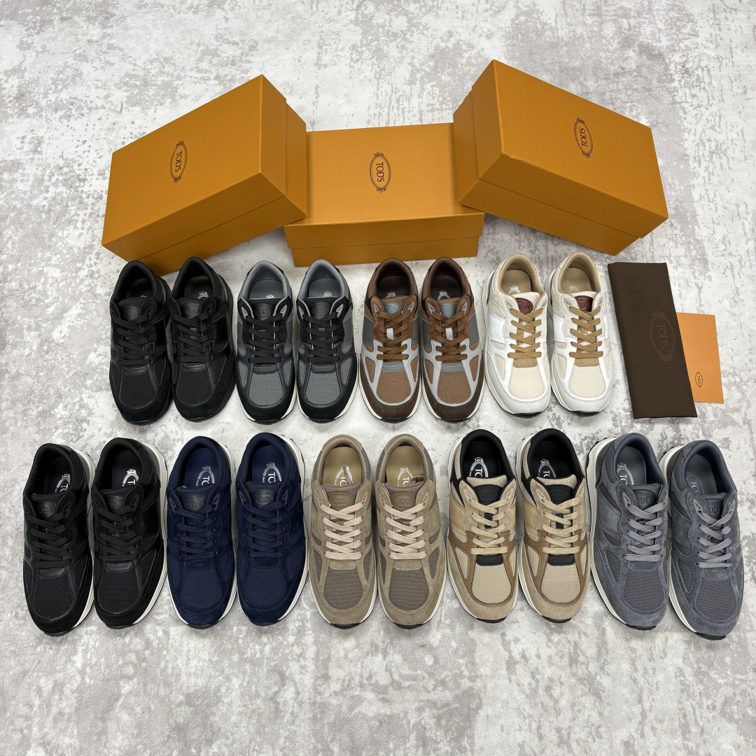 💋💍TOD*S 托德-斯 男士新品休闲运动鞋 官方 7,900 多种材质拼接撞色设计 本款运动休闲鞋糅合