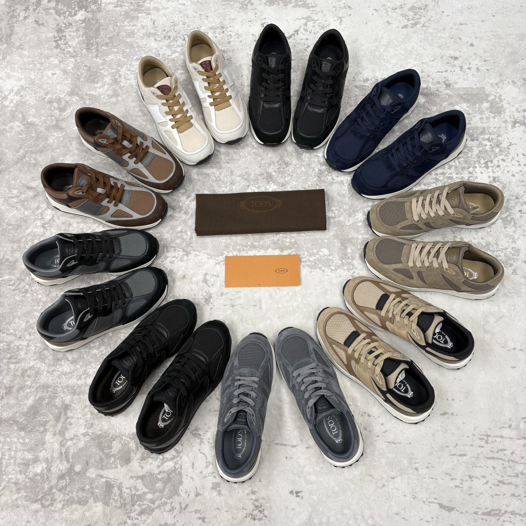 💋💍TOD*S 托德-斯 男士新品休闲运动鞋 官方 7,900 多种材质拼接撞色设计 本款运动休闲鞋糅合