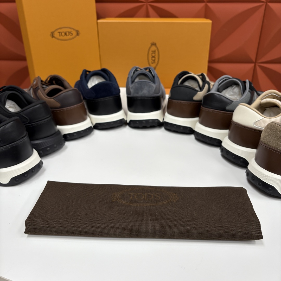 💋💍TOD*S 托德-斯 男士新品休闲运动鞋 官方 7,900 多种材质拼接撞色设计 本款运动休闲鞋糅合