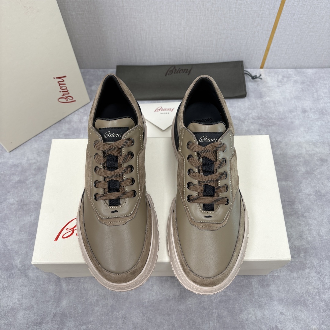 💋💍 Brion* (布里-奥尼) 男士新款休闲运动鞋跑鞋 意式奢华与运动风尚的优雅融合 该品牌于194
