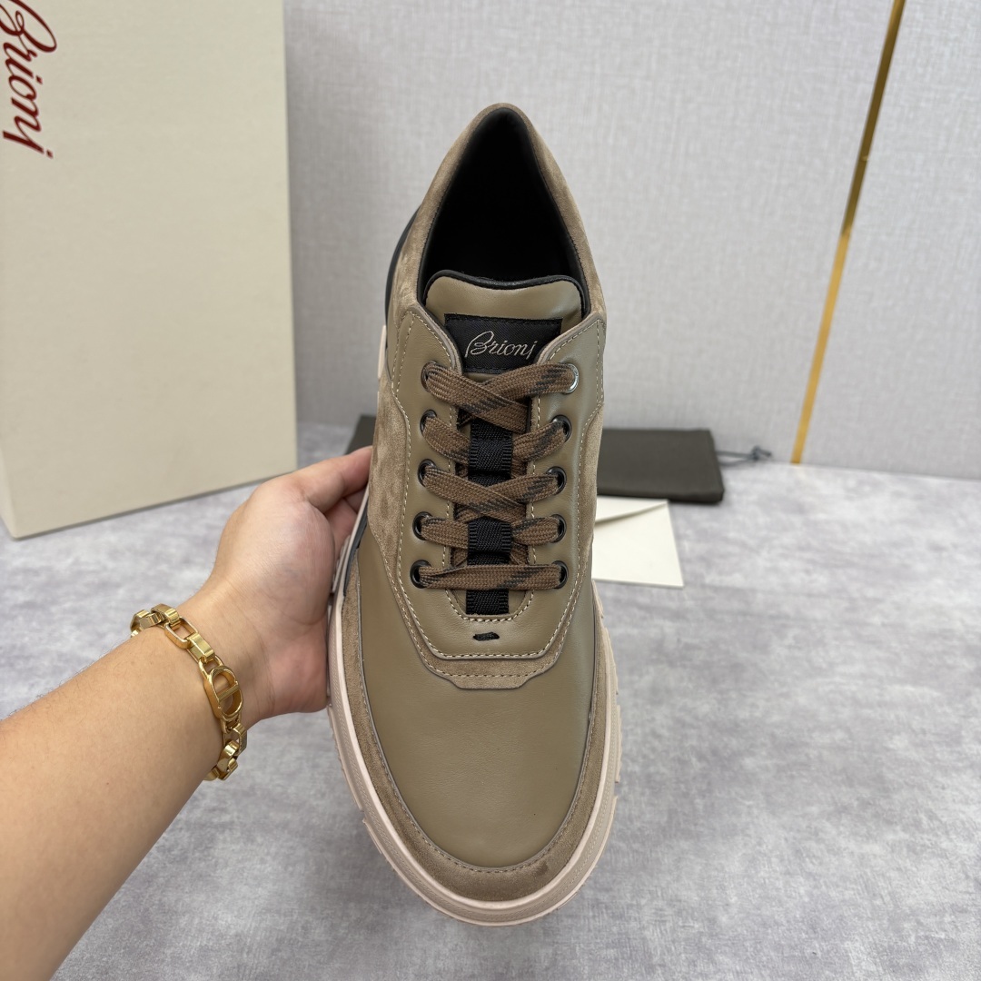 💋💍 Brion* (布里-奥尼) 男士新款休闲运动鞋跑鞋 意式奢华与运动风尚的优雅融合 该品牌于194
