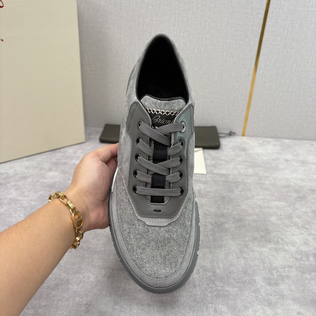 💋💍 Brion* (布里-奥尼) 男士新款休闲运动鞋跑鞋 意式奢华与运动风尚的优雅融合 该品牌于194