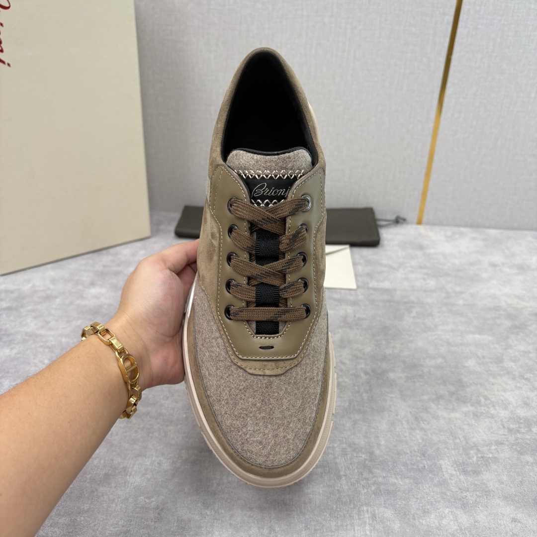 💋💍 Brion* (布里-奥尼) 男士新款休闲运动鞋跑鞋 意式奢华与运动风尚的优雅融合 该品牌于194