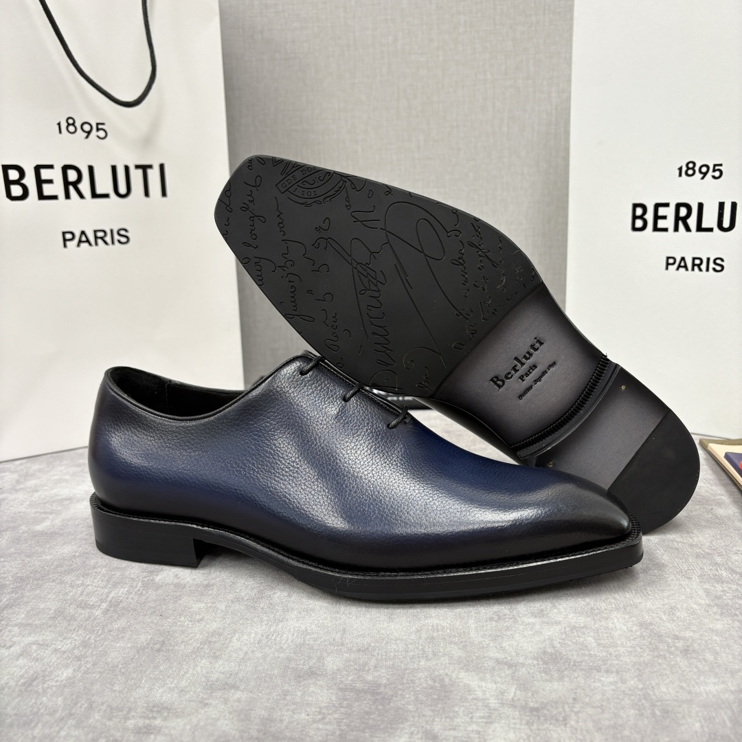 💋💍Berlut* 布鲁提 新款男士手工擦色正装鞋皮鞋上新🆕 Berlut* 对皮革的执念近乎苛刻，精选