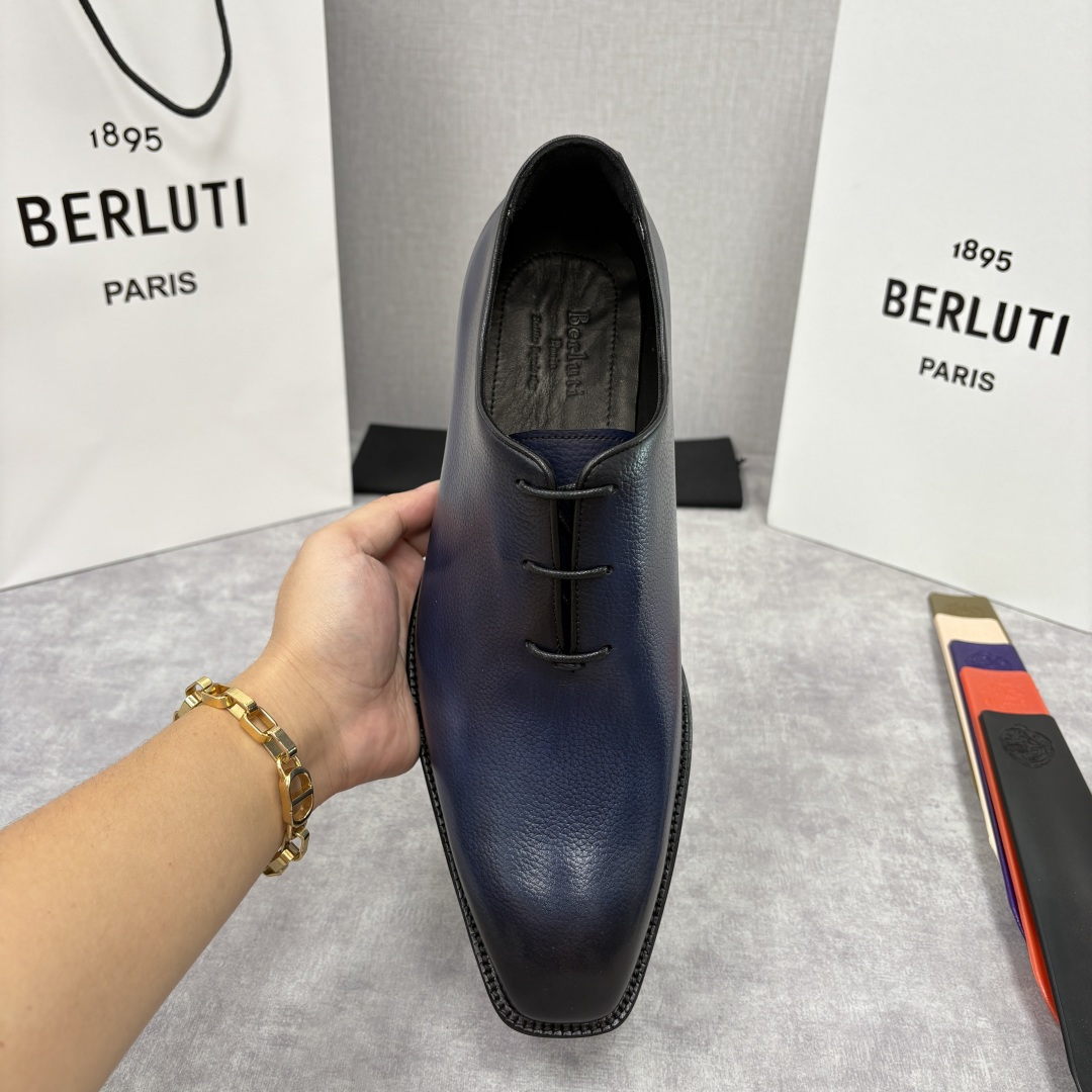 💋💍Berlut* 布鲁提 新款男士手工擦色正装鞋皮鞋上新🆕 Berlut* 对皮革的执念近乎苛刻，精选