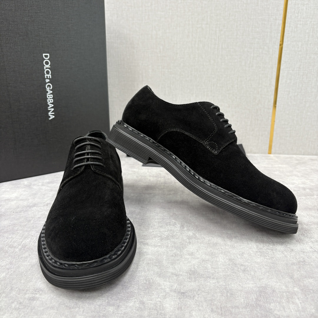 💋💍DG家新品 杜嘉-班纳 Dolce&Gabban* 男士正装鞋厚底鞋皮鞋 以经典德比鞋型为基础，衍生