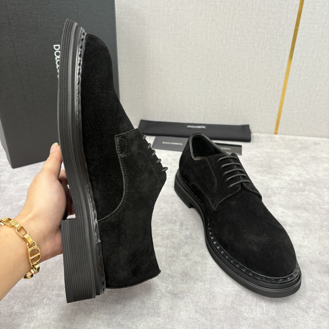 💋💍DG家新品 杜嘉-班纳 Dolce&Gabban* 男士正装鞋厚底鞋皮鞋 以经典德比鞋型为基础，衍生
