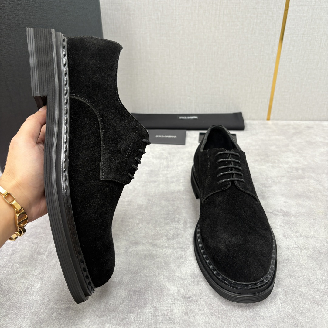 💋💍DG家新品 杜嘉-班纳 Dolce&Gabban* 男士正装鞋厚底鞋皮鞋 以经典德比鞋型为基础，衍生