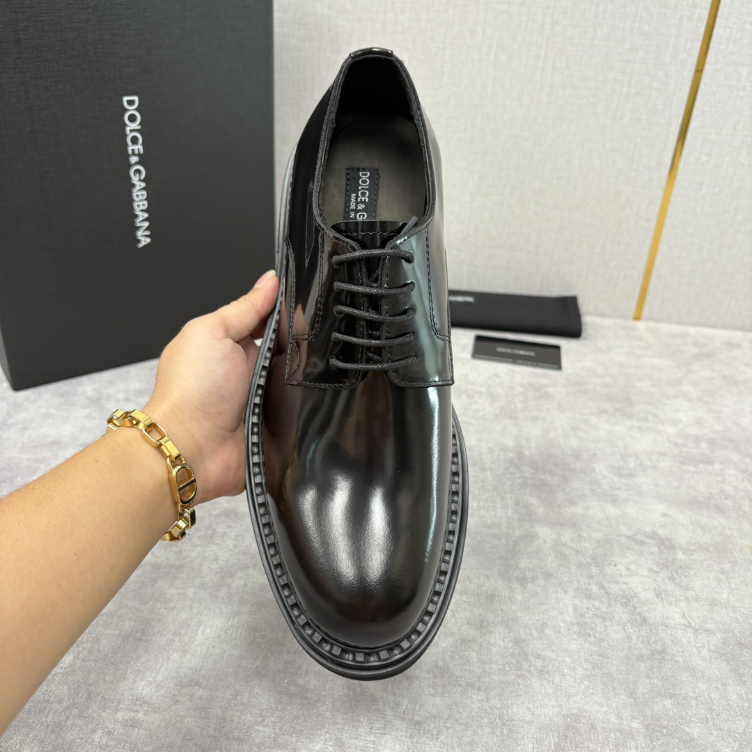 💋💍DG家新品 杜嘉-班纳 Dolce&Gabban* 男士正装鞋厚底鞋皮鞋 以经典德比鞋型为基础，衍生