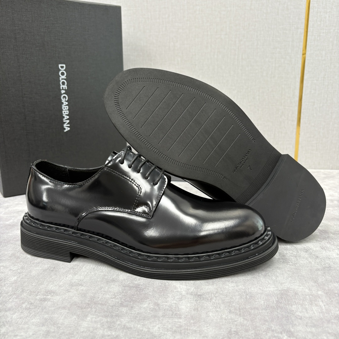 💋💍DG家新品 杜嘉-班纳 Dolce&Gabban* 男士正装鞋厚底鞋皮鞋 以经典德比鞋型为基础，衍生