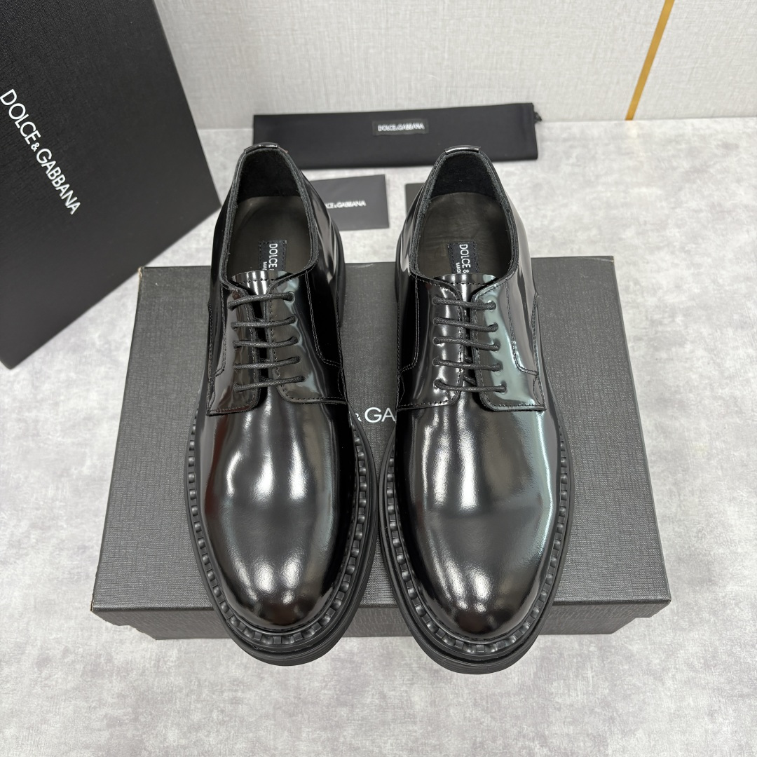 💋💍DG家新品 杜嘉-班纳 Dolce&Gabban* 男士正装鞋厚底鞋皮鞋 以经典德比鞋型为基础，衍生