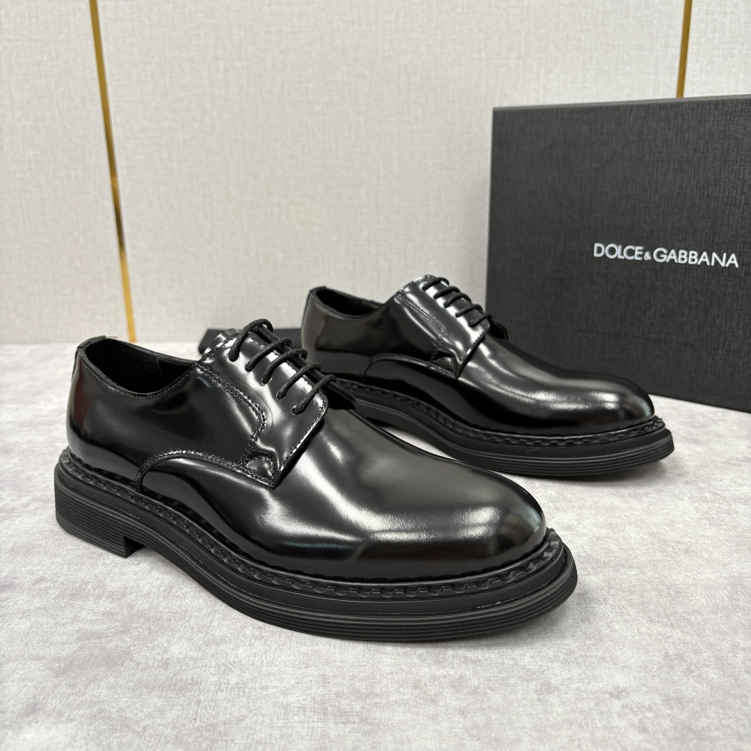💋💍DG家新品 杜嘉-班纳 Dolce&Gabban* 男士正装鞋厚底鞋皮鞋 以经典德比鞋型为基础，衍生