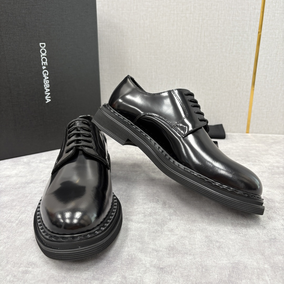 💋💍DG家新品 杜嘉-班纳 Dolce&Gabban* 男士正装鞋厚底鞋皮鞋 以经典德比鞋型为基础，衍生