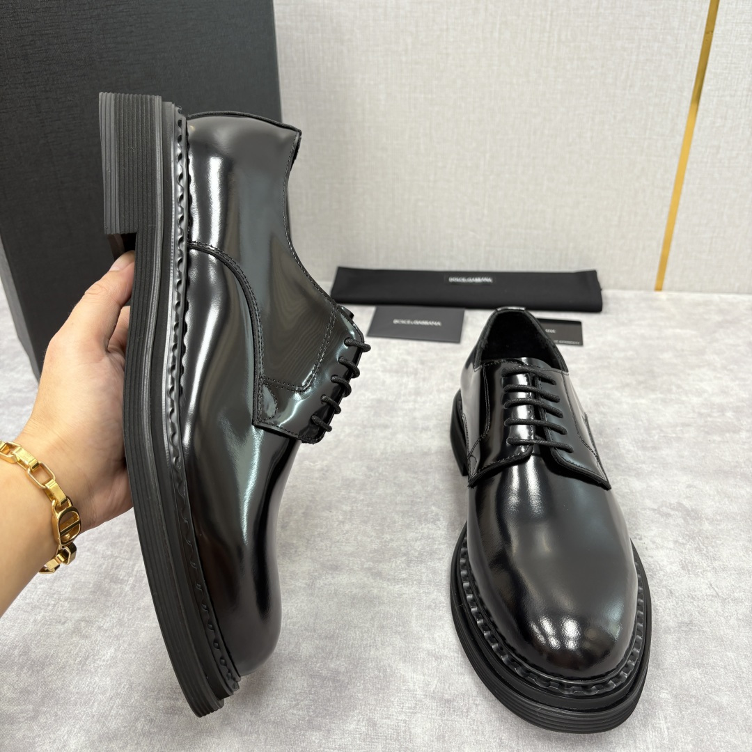 💋💍DG家新品 杜嘉-班纳 Dolce&Gabban* 男士正装鞋厚底鞋皮鞋 以经典德比鞋型为基础，衍生