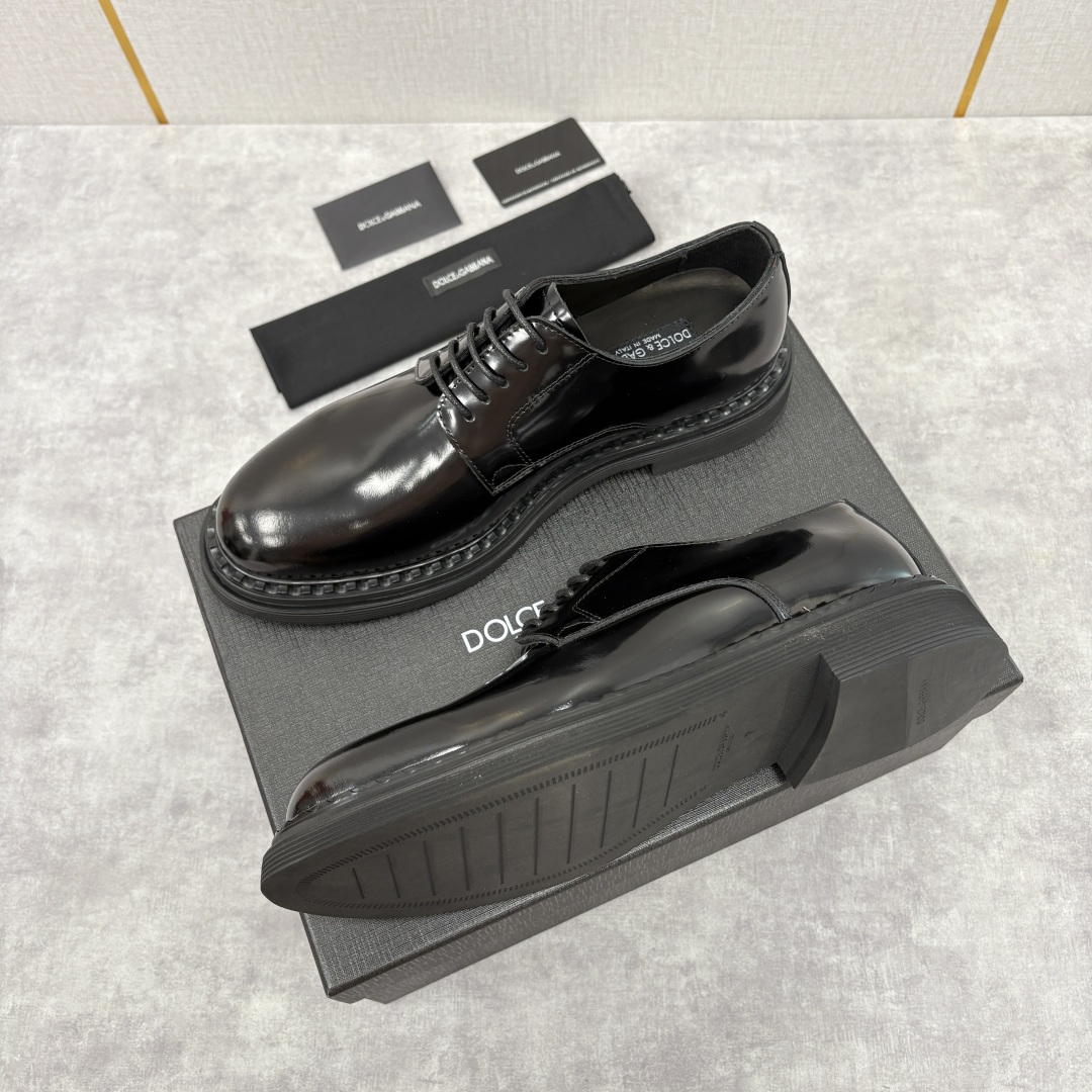 💋💍DG家新品 杜嘉-班纳 Dolce&Gabban* 男士正装鞋厚底鞋皮鞋 以经典德比鞋型为基础，衍生
