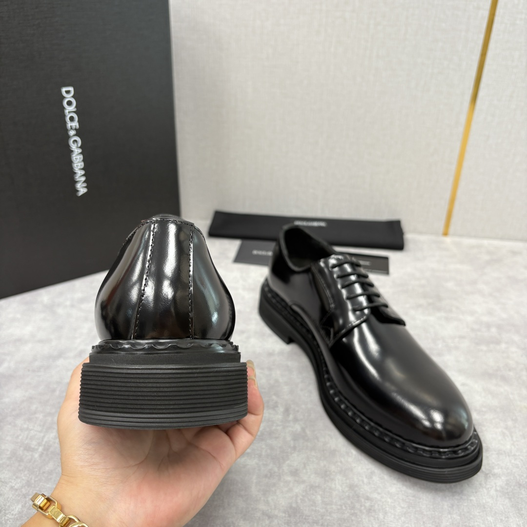 💋💍DG家新品 杜嘉-班纳 Dolce&Gabban* 男士正装鞋厚底鞋皮鞋 以经典德比鞋型为基础，衍生
