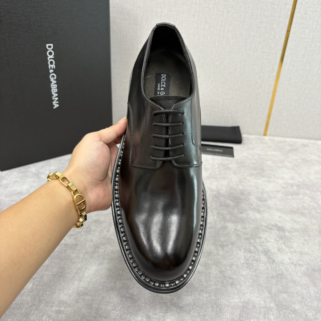 💋💍DG家新品 杜嘉-班纳 Dolce&Gabban* 男士正装鞋厚底鞋皮鞋 以经典德比鞋型为基础，衍生