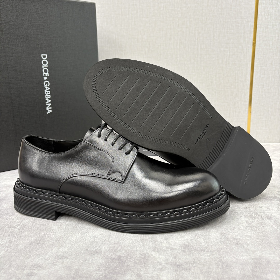 💋💍DG家新品 杜嘉-班纳 Dolce&Gabban* 男士正装鞋厚底鞋皮鞋 以经典德比鞋型为基础，衍生