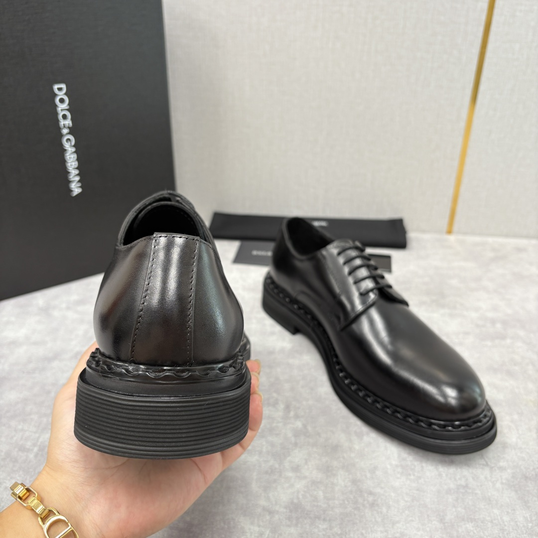 💋💍DG家新品 杜嘉-班纳 Dolce&Gabban* 男士正装鞋厚底鞋皮鞋 以经典德比鞋型为基础，衍生