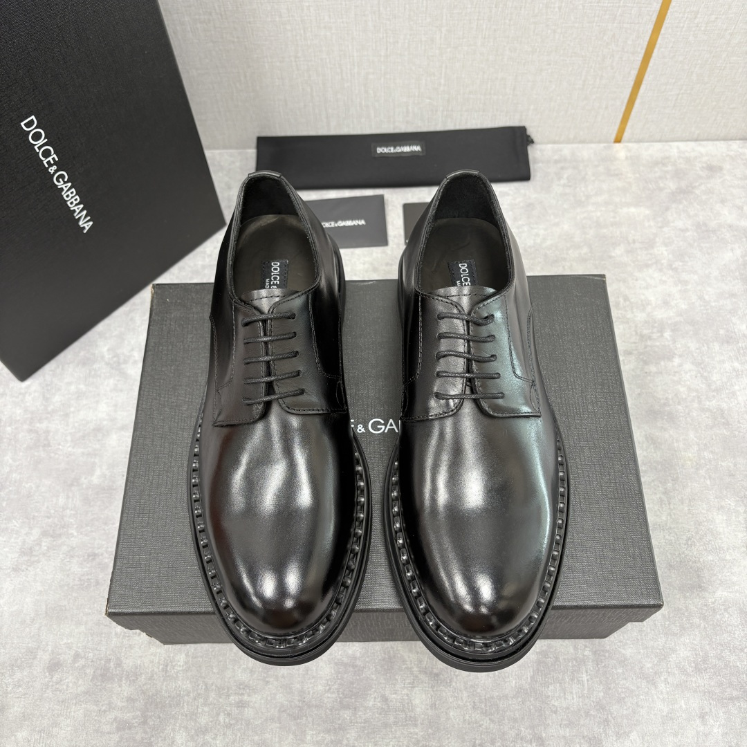 💋💍DG家新品 杜嘉-班纳 Dolce&Gabban* 男士正装鞋厚底鞋皮鞋 以经典德比鞋型为基础，衍生
