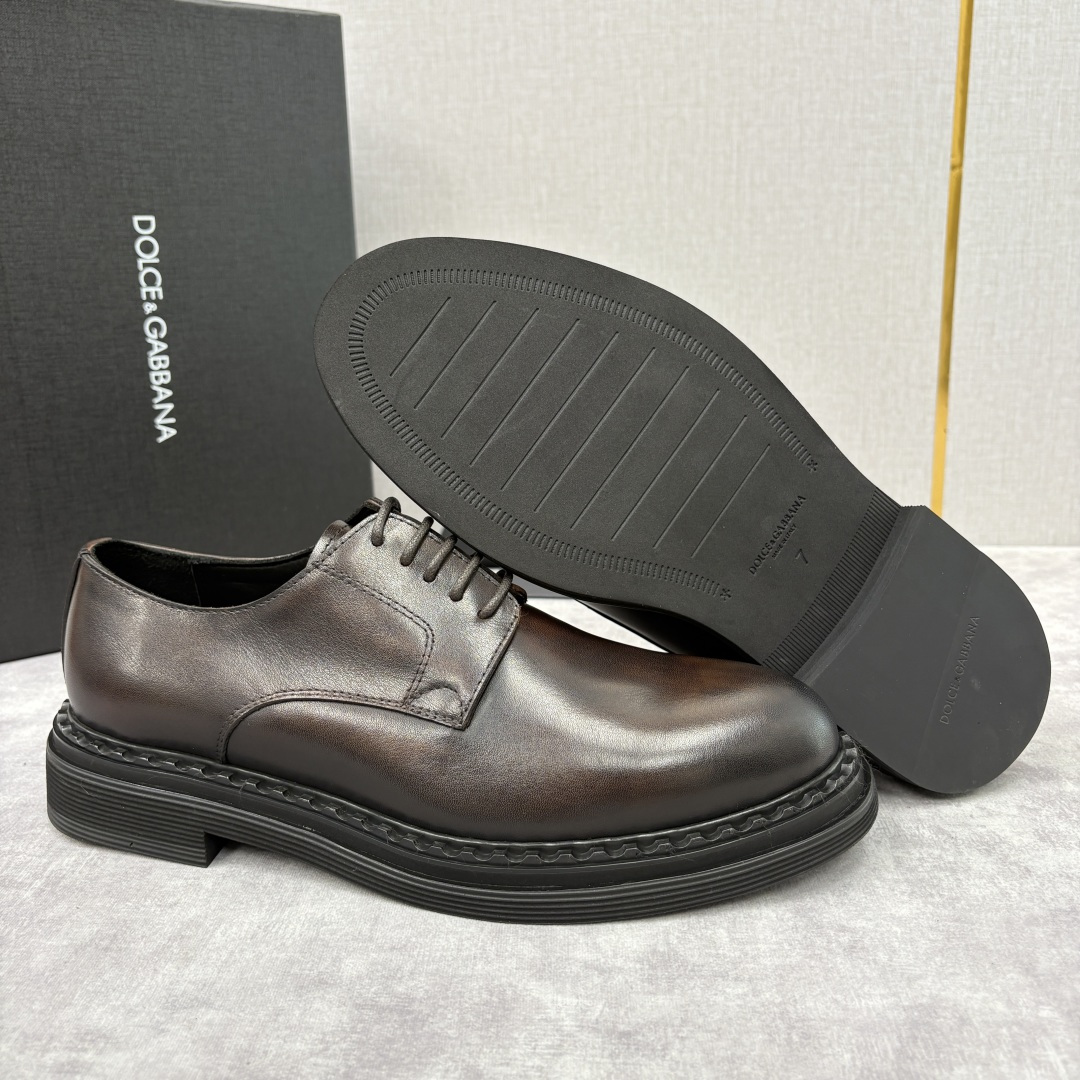 💋💍DG家新品 杜嘉-班纳 Dolce&Gabban* 男士正装鞋厚底鞋皮鞋 以经典德比鞋型为基础，衍生