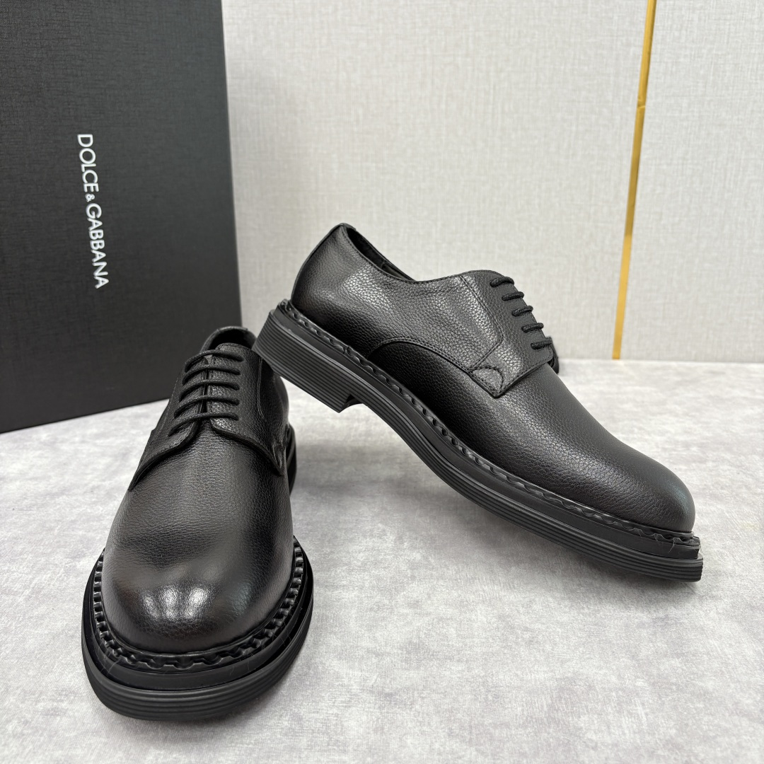 💋💍DG家新品 杜嘉-班纳 Dolce&Gabban* 男士正装鞋厚底鞋皮鞋 以经典德比鞋型为基础，衍生