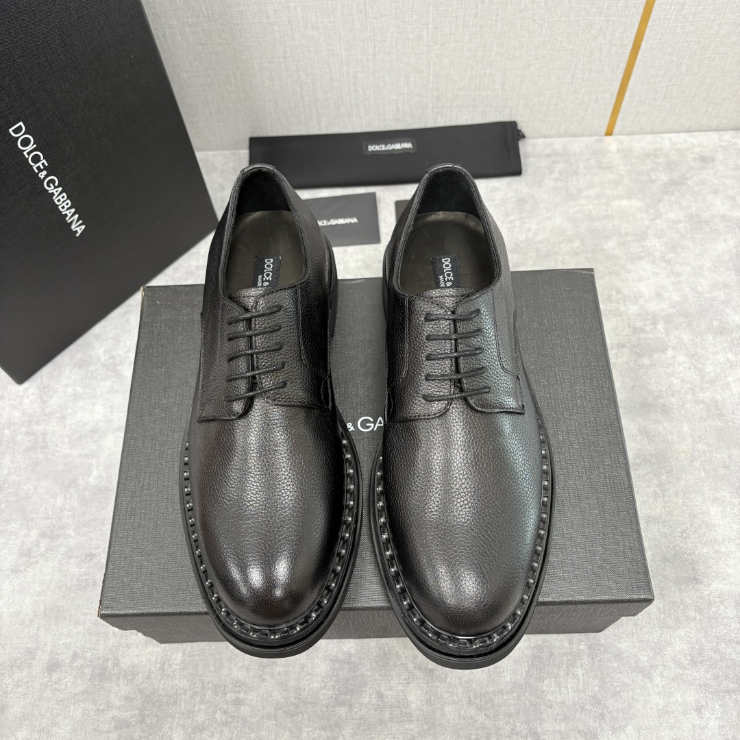 💋💍DG家新品 杜嘉-班纳 Dolce&Gabban* 男士正装鞋厚底鞋皮鞋 以经典德比鞋型为基础，衍生