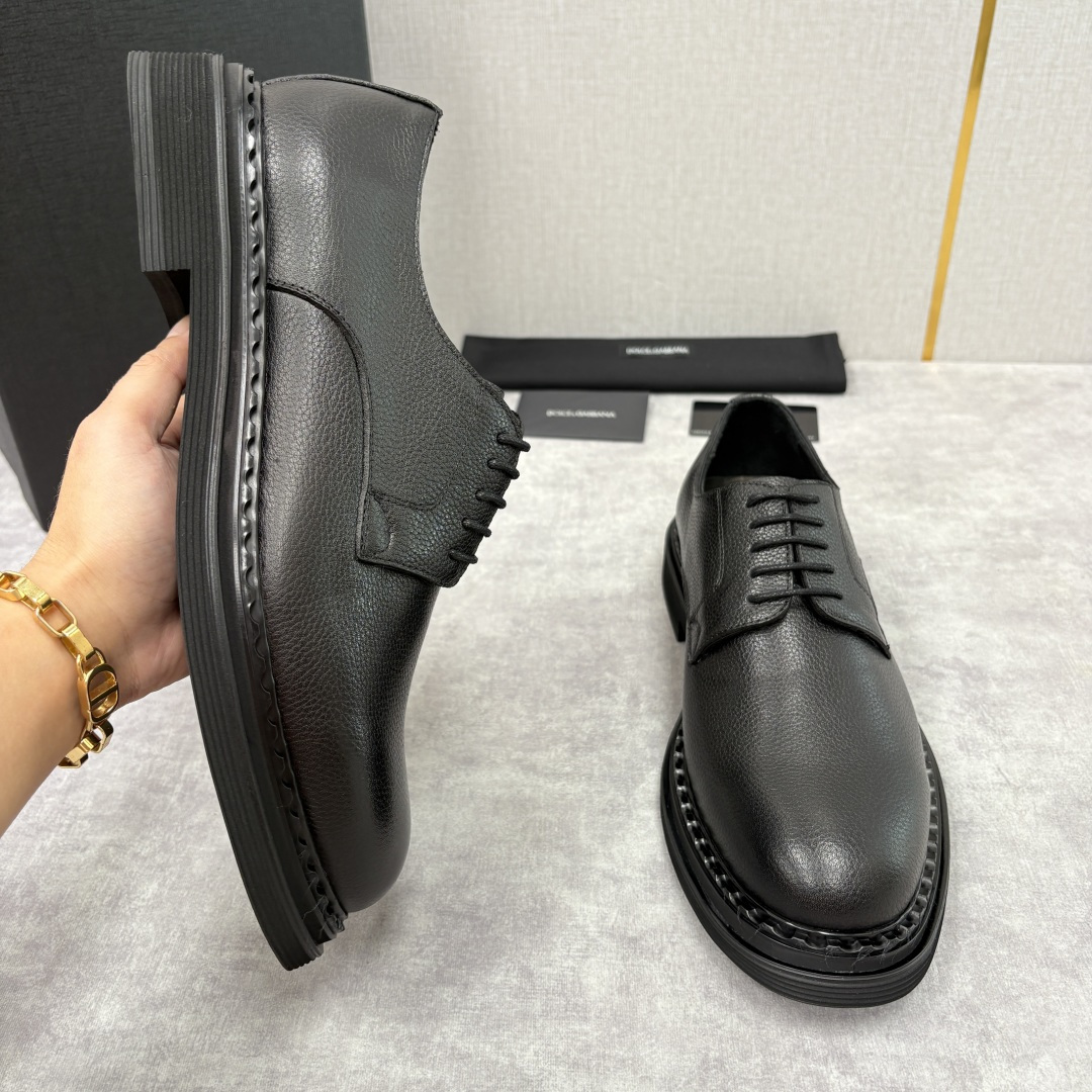 💋💍DG家新品 杜嘉-班纳 Dolce&Gabban* 男士正装鞋厚底鞋皮鞋 以经典德比鞋型为基础，衍生