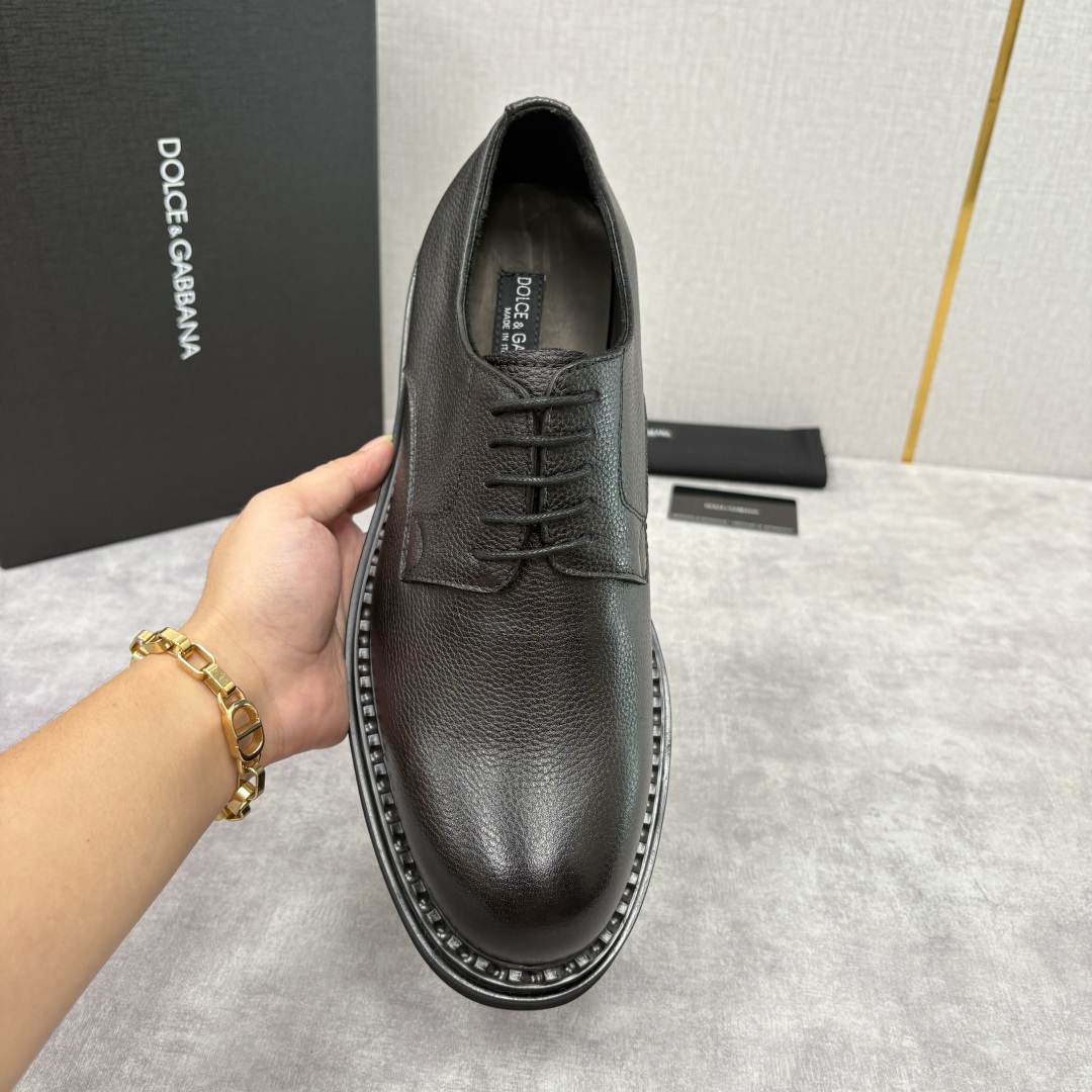 💋💍DG家新品 杜嘉-班纳 Dolce&Gabban* 男士正装鞋厚底鞋皮鞋 以经典德比鞋型为基础，衍生