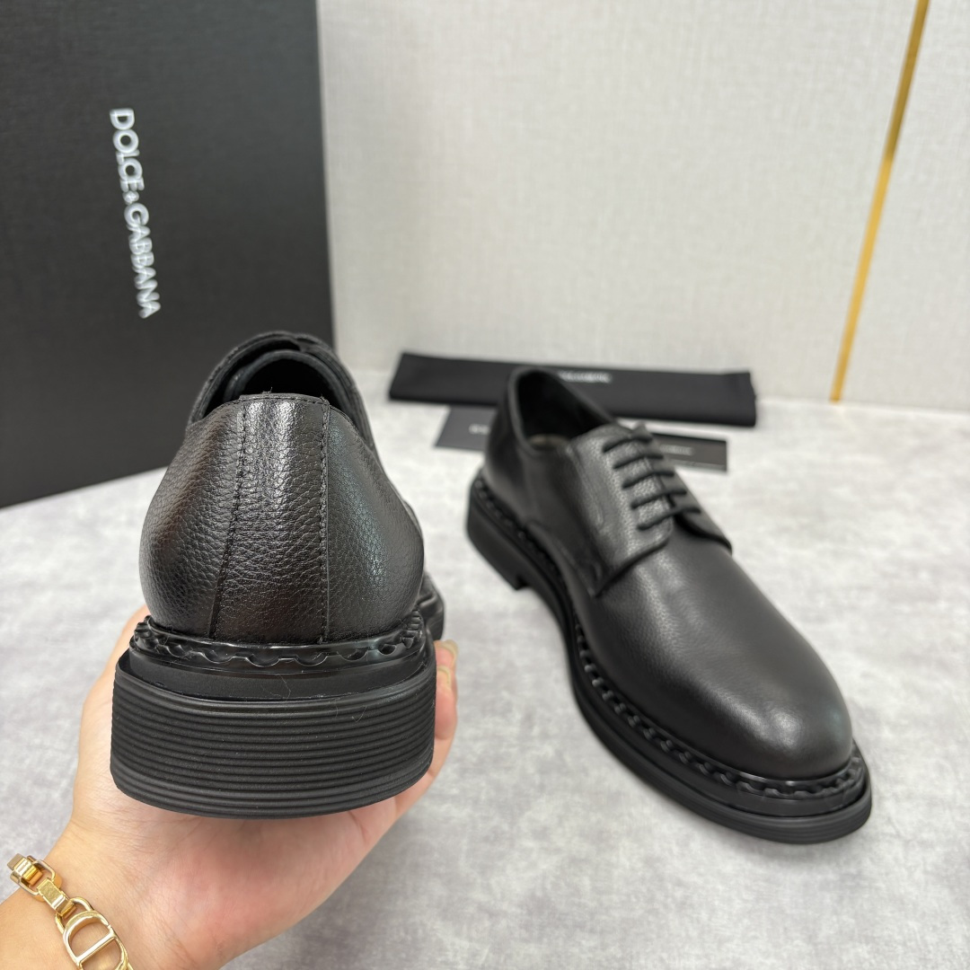 💋💍DG家新品 杜嘉-班纳 Dolce&Gabban* 男士正装鞋厚底鞋皮鞋 以经典德比鞋型为基础，衍生