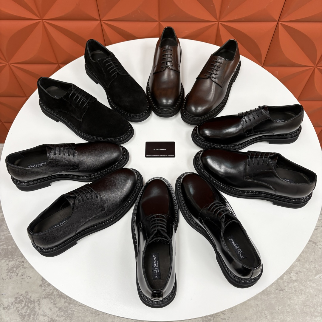 💋💍DG家新品 杜嘉-班纳 Dolce&Gabban* 男士正装鞋厚底鞋皮鞋 以经典德比鞋型为基础，衍生