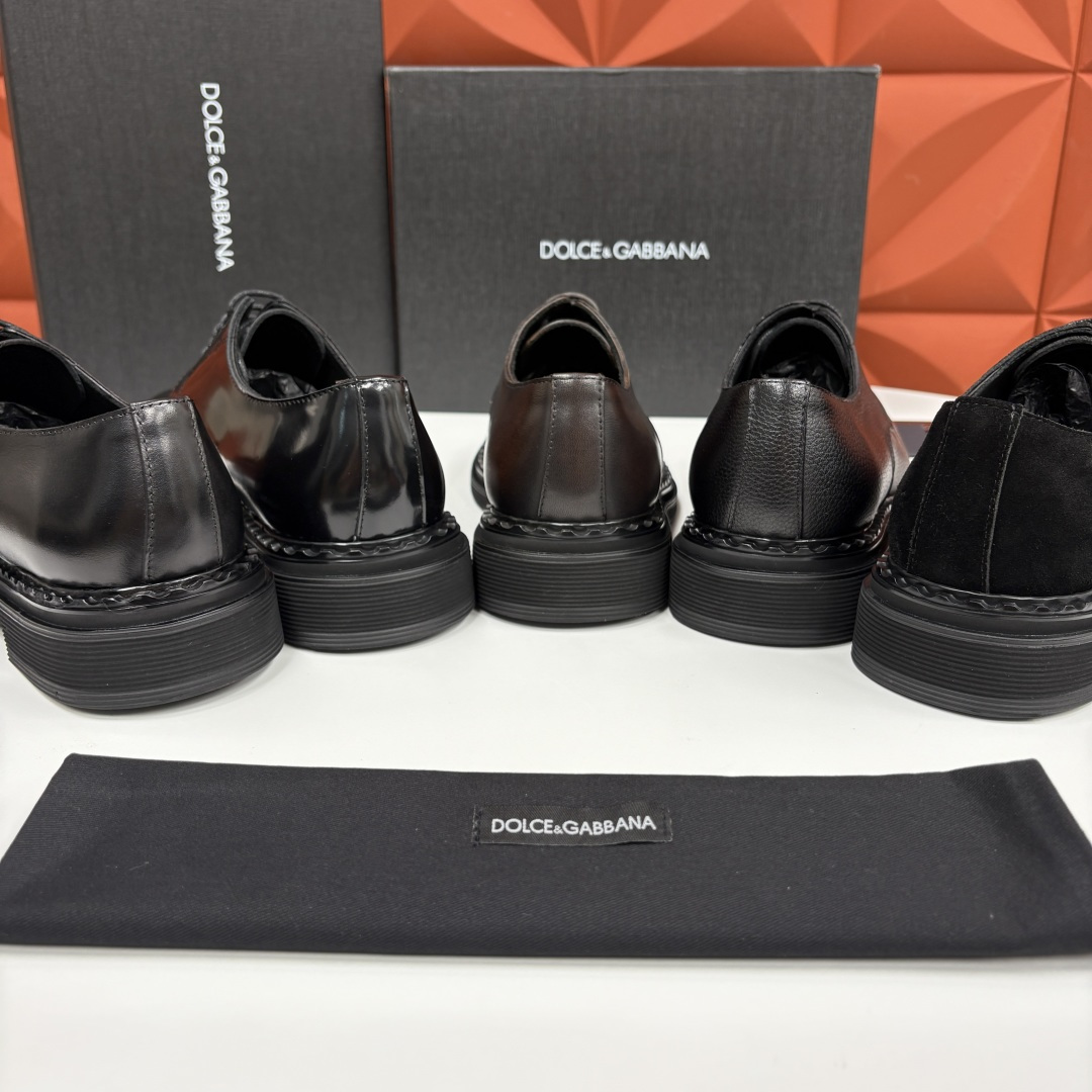 💋💍DG家新品 杜嘉-班纳 Dolce&Gabban* 男士正装鞋厚底鞋皮鞋 以经典德比鞋型为基础，衍生