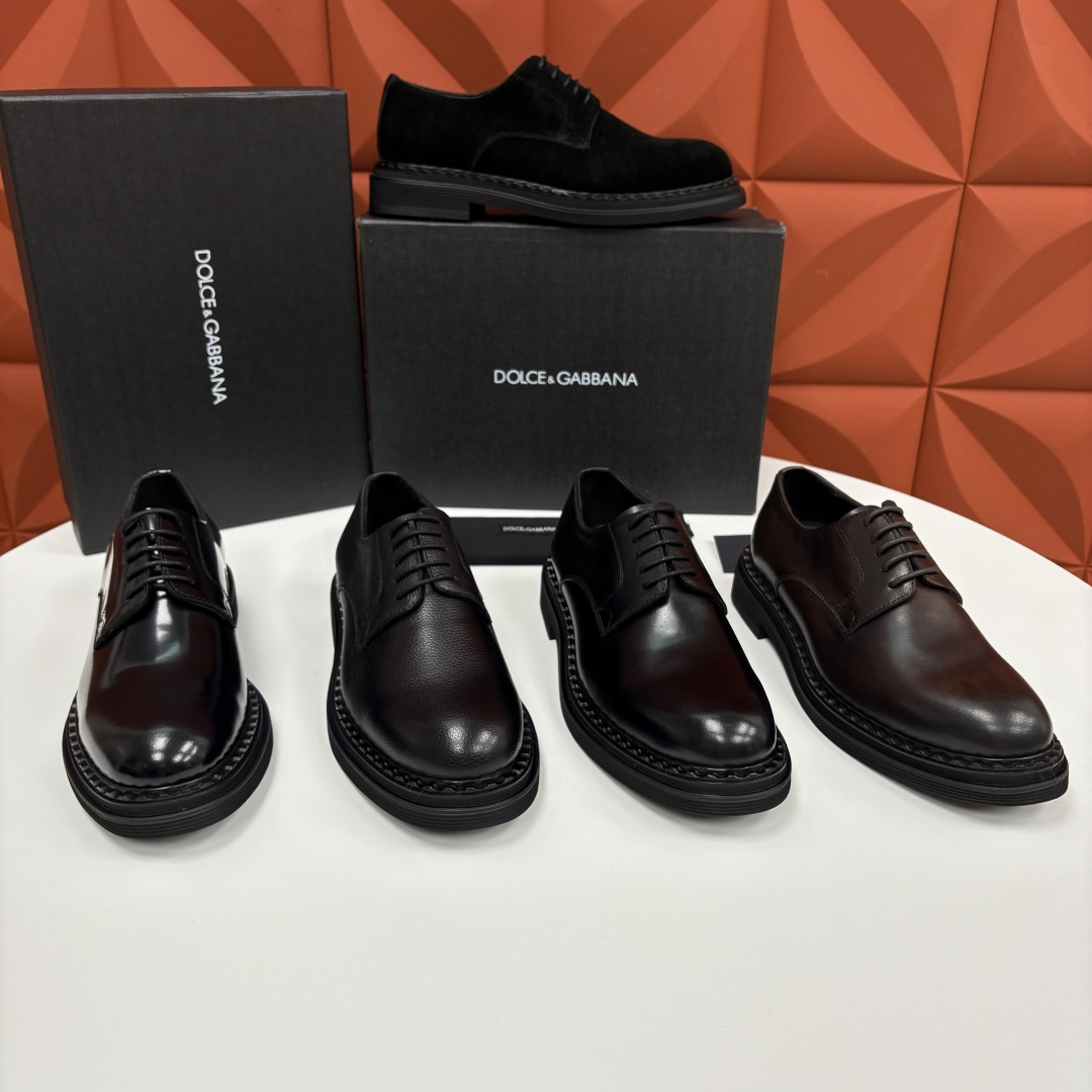 💋💍DG家新品 杜嘉-班纳 Dolce&Gabban* 男士正装鞋厚底鞋皮鞋 以经典德比鞋型为基础，衍生