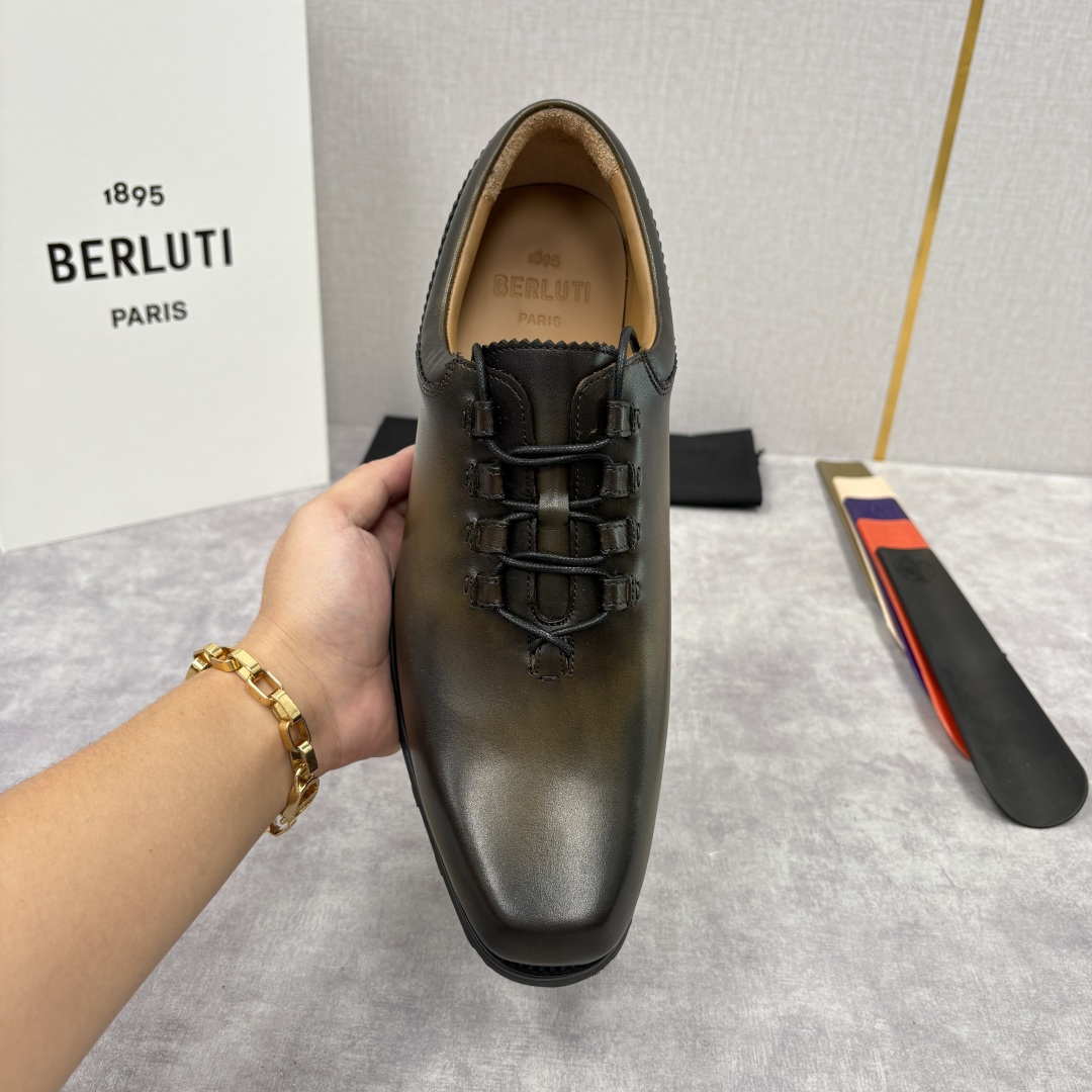 💋💍BERLUT* 布鲁提 special order 专柜定制款牛津鞋 男士正装鞋皮鞋👞 「世界最贵手