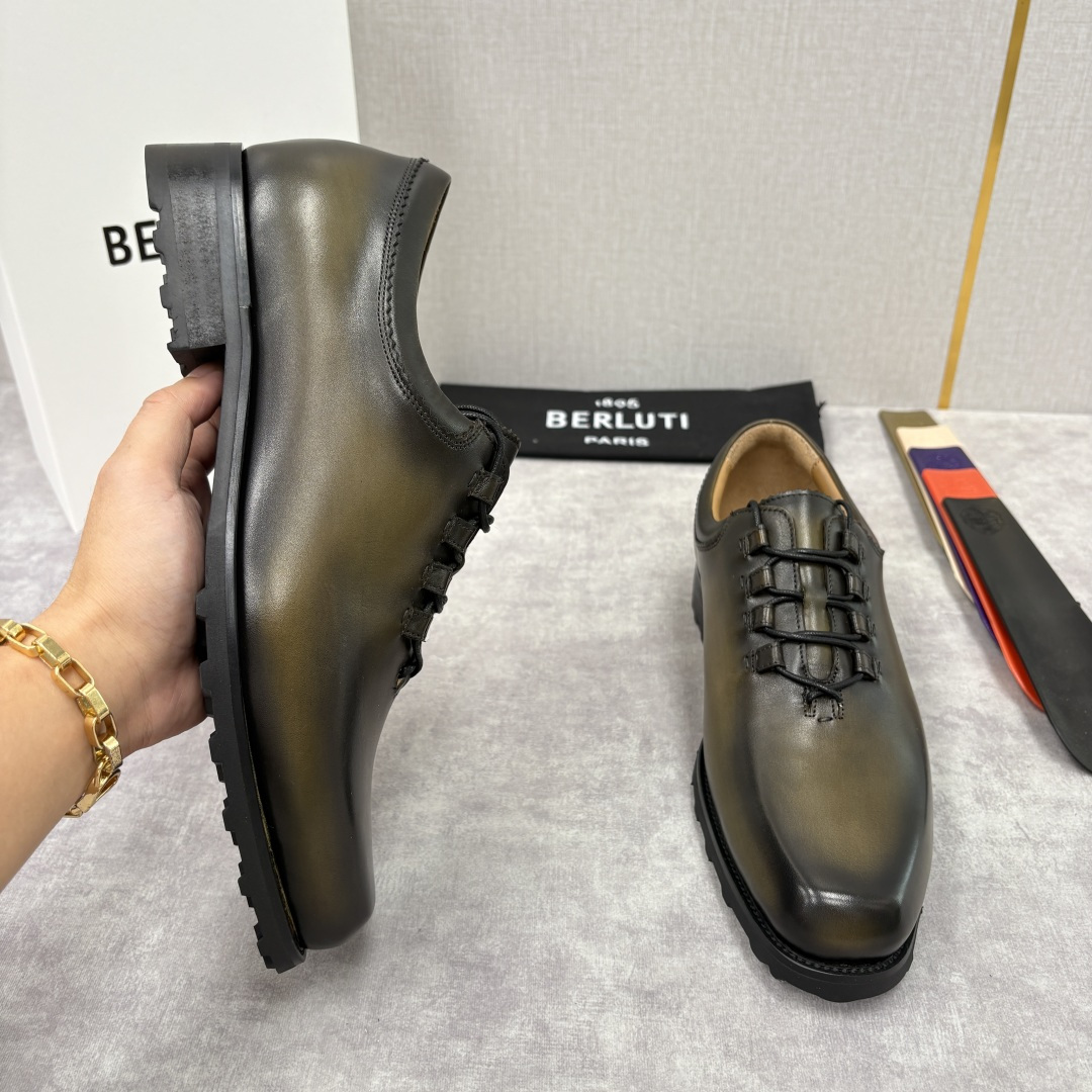💋💍BERLUT* 布鲁提 special order 专柜定制款牛津鞋 男士正装鞋皮鞋👞 「世界最贵手