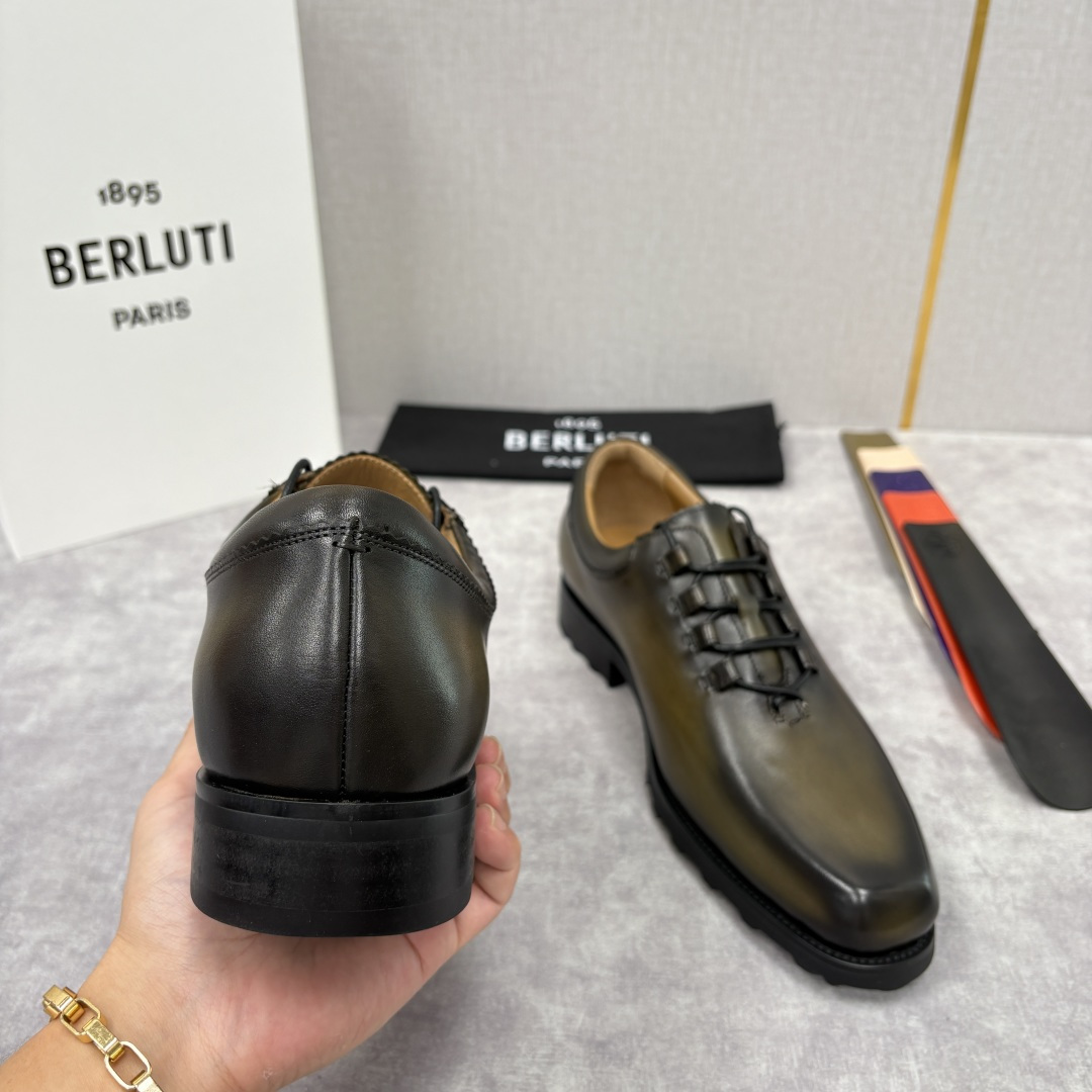 💋💍BERLUT* 布鲁提 special order 专柜定制款牛津鞋 男士正装鞋皮鞋👞 「世界最贵手