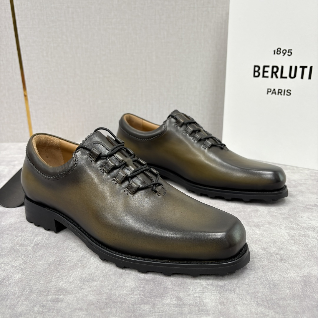💋💍BERLUT* 布鲁提 special order 专柜定制款牛津鞋 男士正装鞋皮鞋👞 「世界最贵手