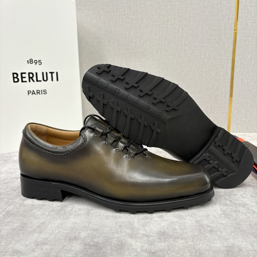 💋💍BERLUT* 布鲁提 special order 专柜定制款牛津鞋 男士正装鞋皮鞋👞 「世界最贵手