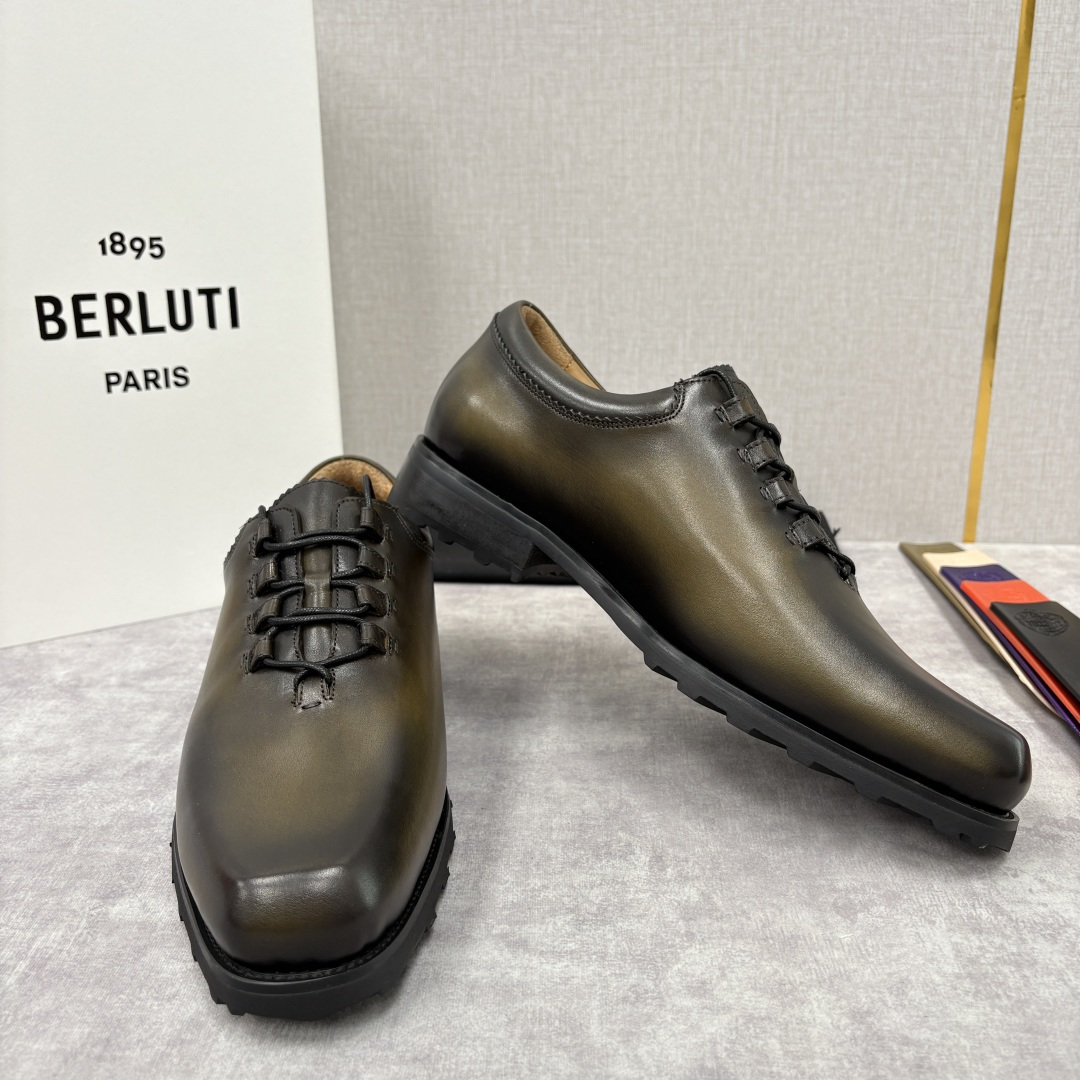 💋💍BERLUT* 布鲁提 special order 专柜定制款牛津鞋 男士正装鞋皮鞋👞 「世界最贵手