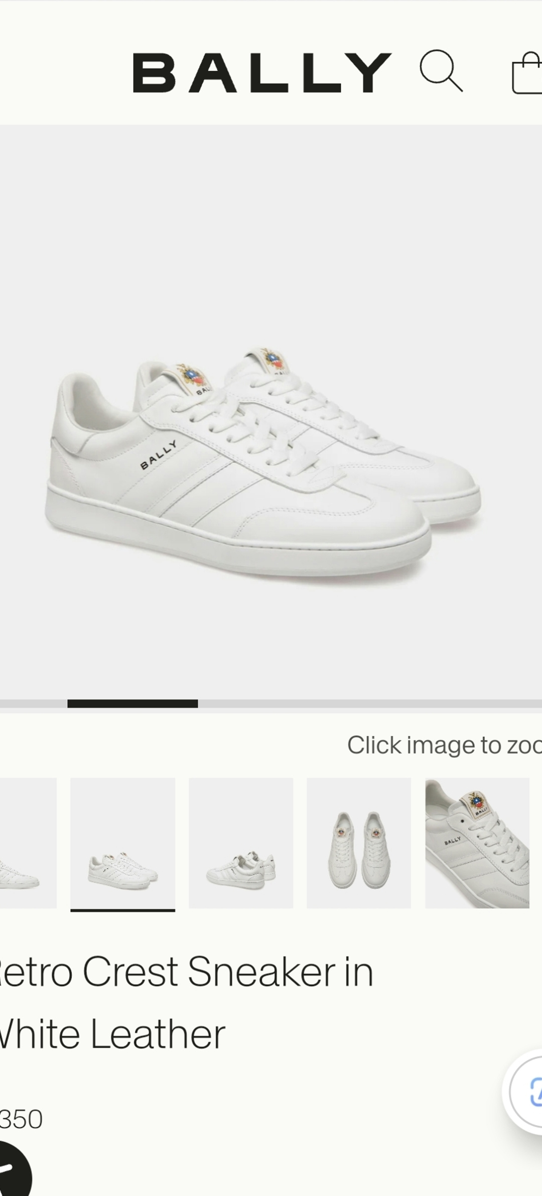 💋💍BL家新品 BAL*Y/巴-利 Crest 缎带细节男士皮革休闲运动鞋上架 奢品工艺与潮流风格的完美