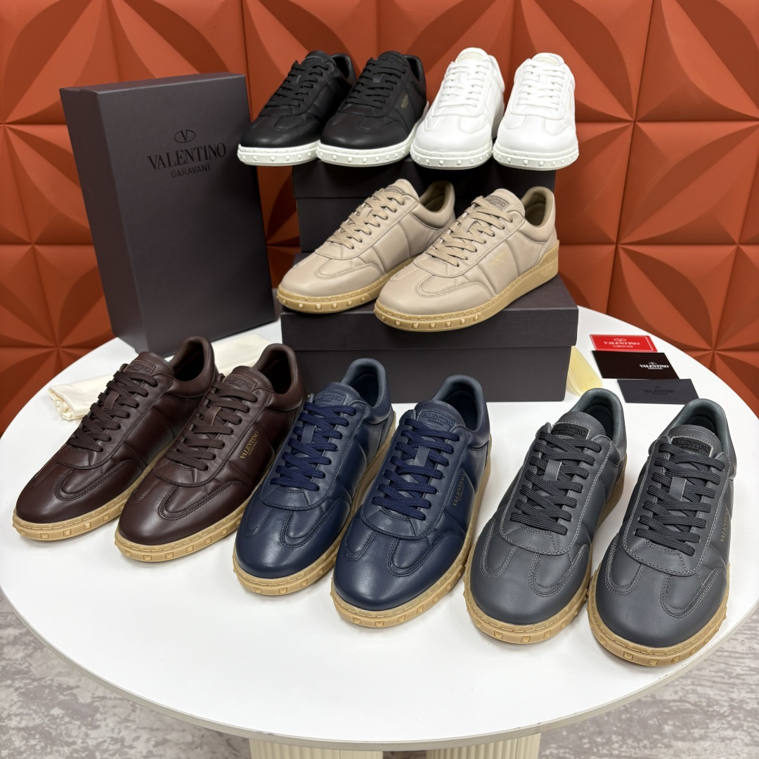 💋💍VT新品 VALENTIN* Garavan* 华伦～ 低帮运动鞋板鞋系列 鞋面采用高品质小牛皮材质