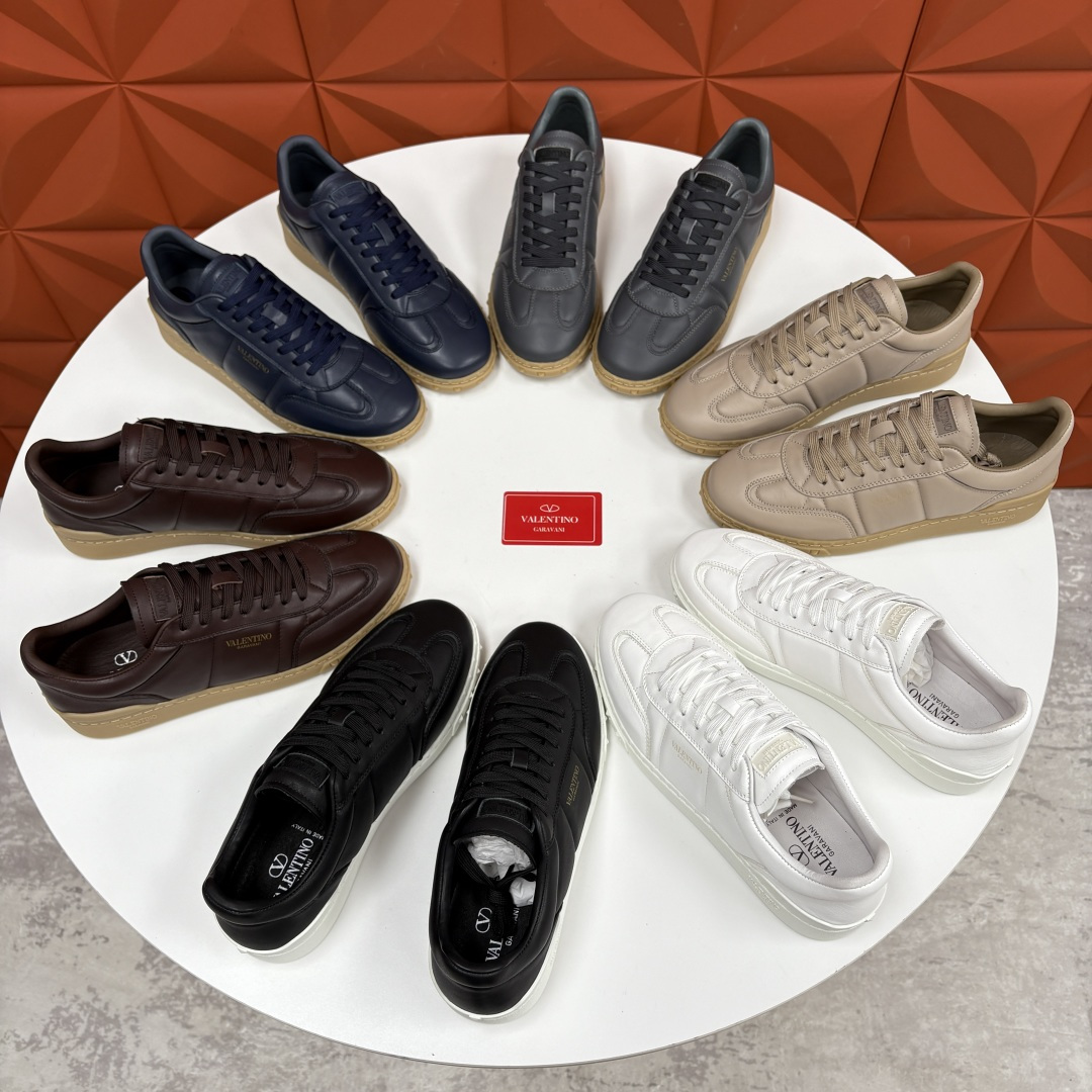 💋💍VT新品 VALENTIN* Garavan* 华伦～ 低帮运动鞋板鞋系列 鞋面采用高品质小牛皮材质