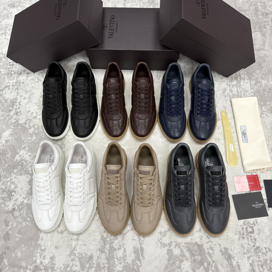 💋💍VT新品 VALENTIN* Garavan* 华伦～ 低帮运动鞋板鞋系列 鞋面采用高品质小牛皮材质