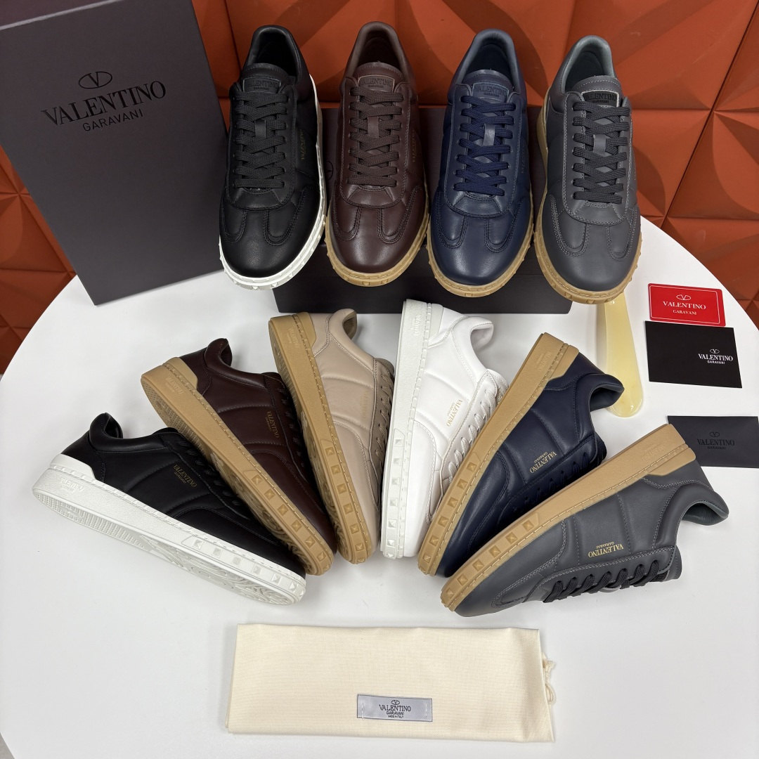 💋💍VT新品 VALENTIN* Garavan* 华伦～ 低帮运动鞋板鞋系列 鞋面采用高品质小牛皮材质