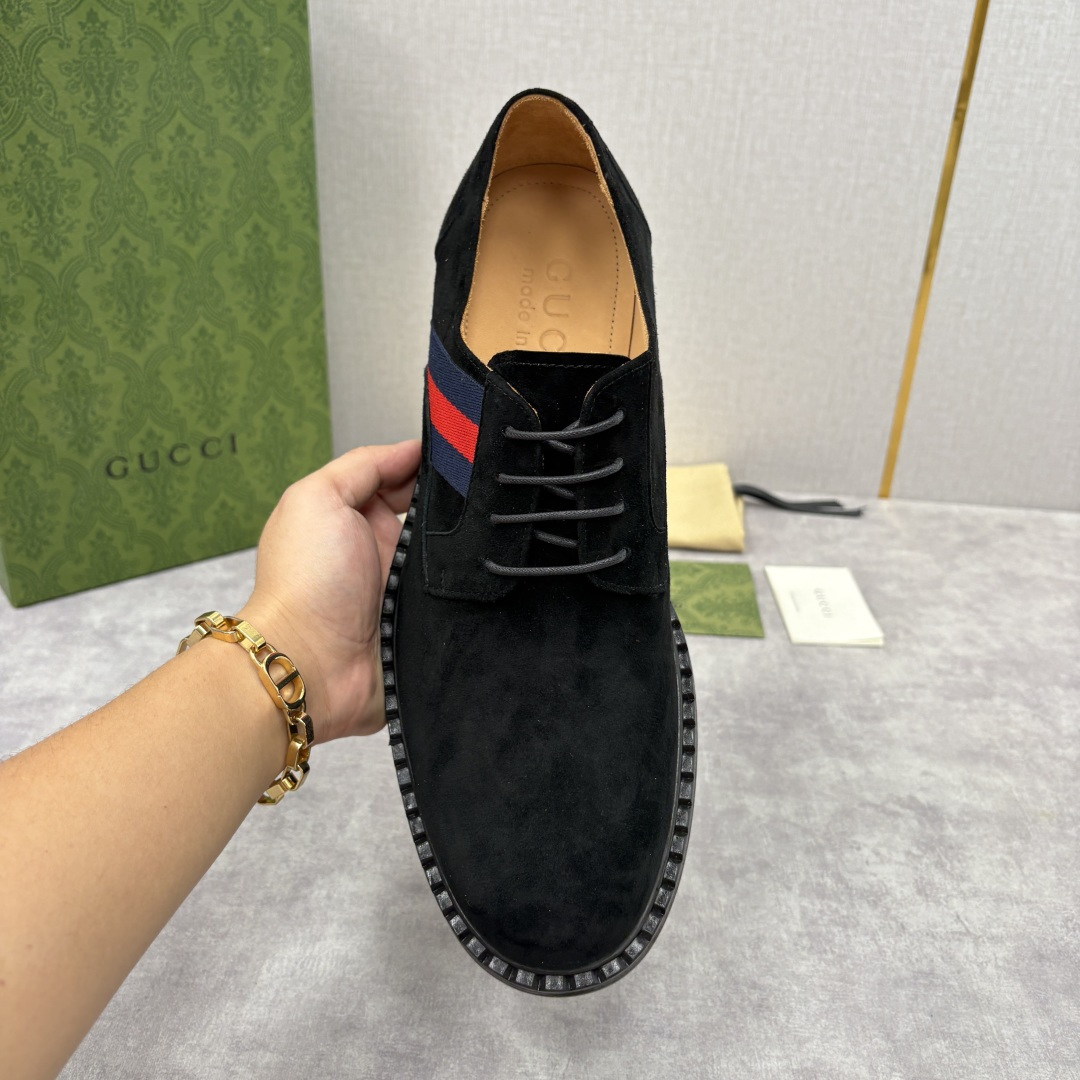 💋💍G家 GUCC* 新品男士织带正装鞋皮鞋 经典织带系带系列，复古格调与多元魅力的碰撞 采用进口高丝光