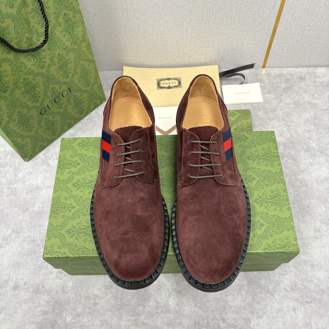 💋💍G家 GUCC* 新品男士织带正装鞋皮鞋 经典织带系带系列，复古格调与多元魅力的碰撞 采用进口高丝光