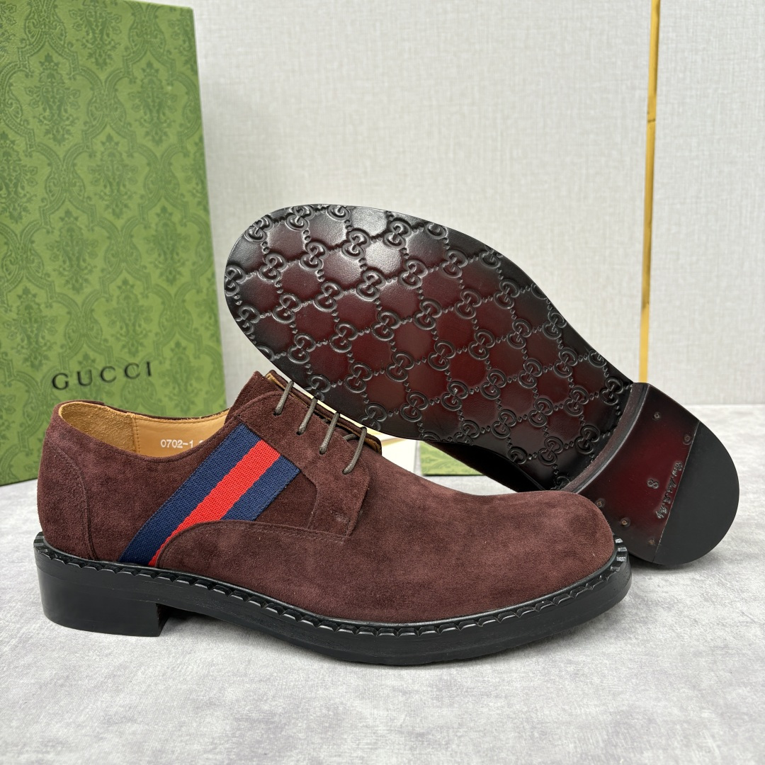 💋💍G家 GUCC* 新品男士织带正装鞋皮鞋 经典织带系带系列，复古格调与多元魅力的碰撞 采用进口高丝光