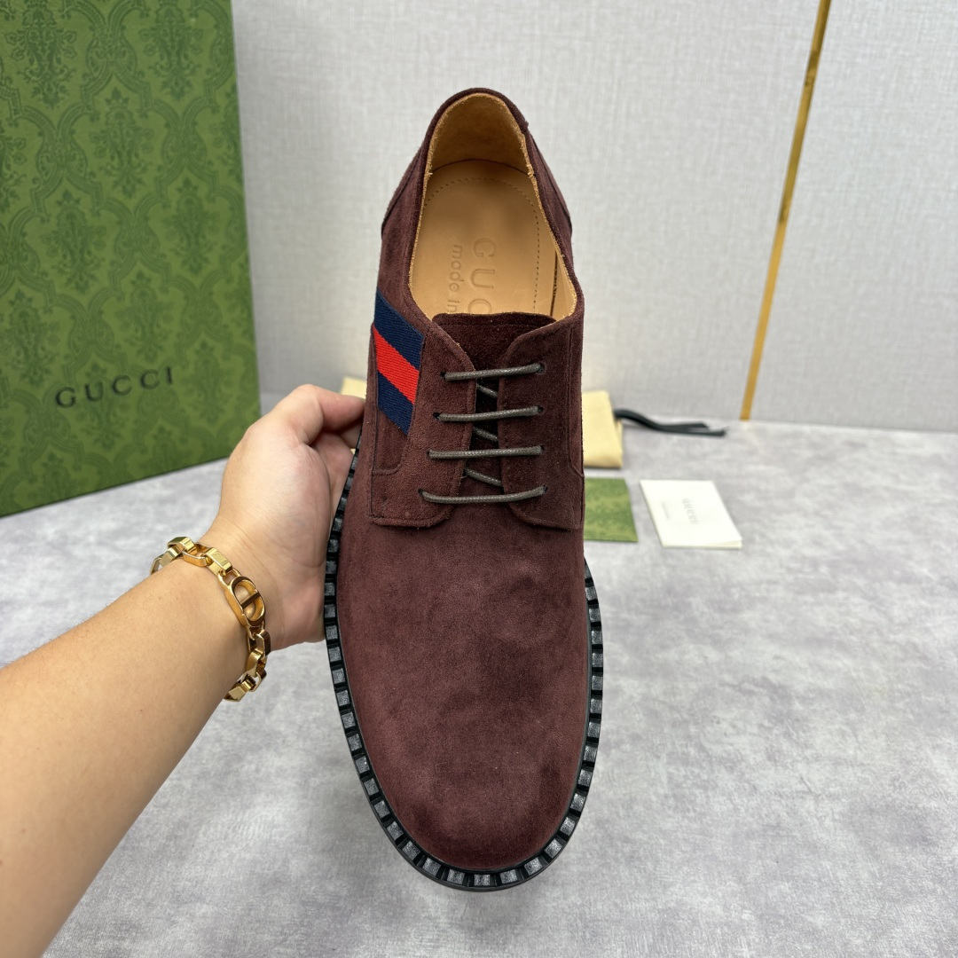 💋💍G家 GUCC* 新品男士织带正装鞋皮鞋 经典织带系带系列，复古格调与多元魅力的碰撞 采用进口高丝光