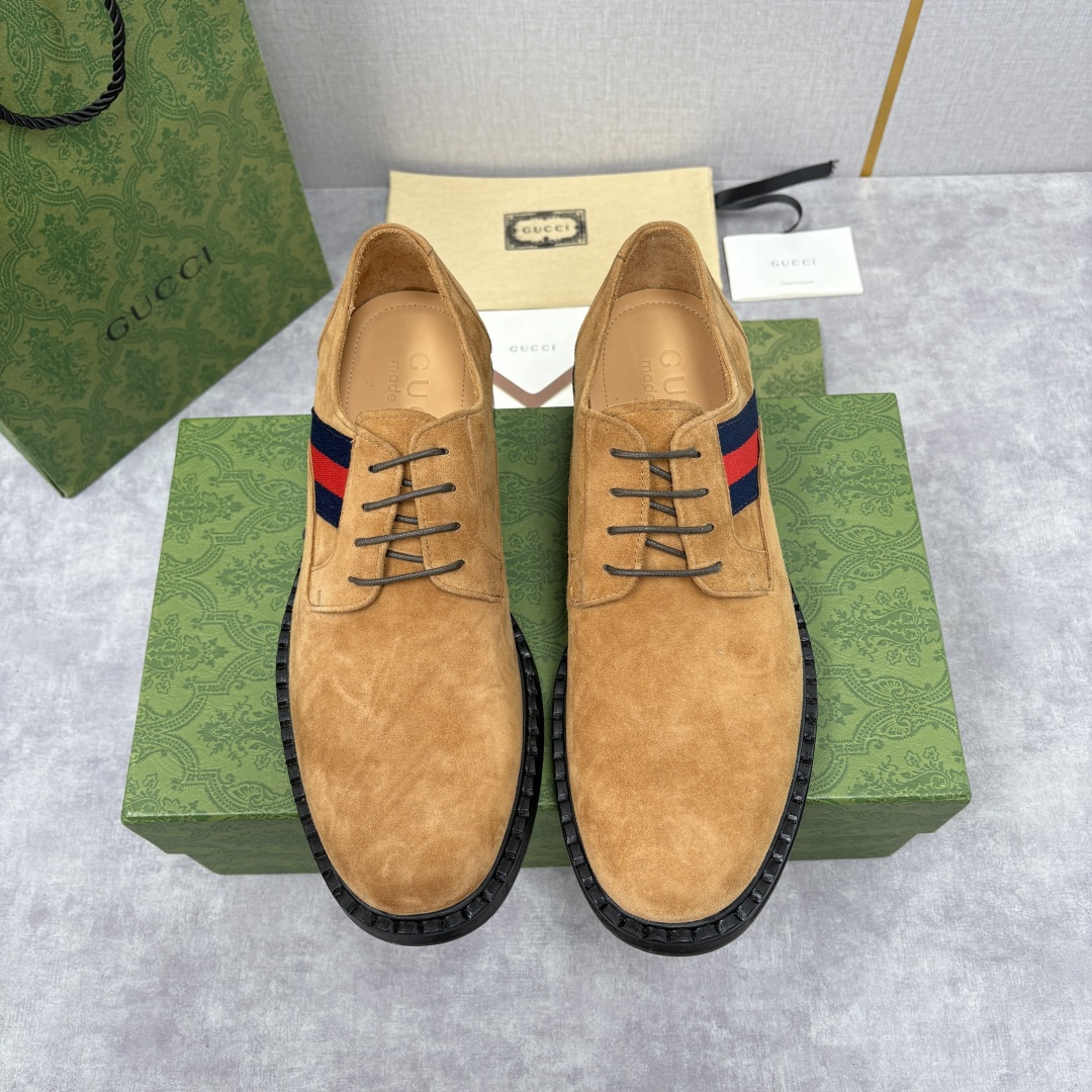 💋💍G家 GUCC* 新品男士织带正装鞋皮鞋 经典织带系带系列，复古格调与多元魅力的碰撞 采用进口高丝光