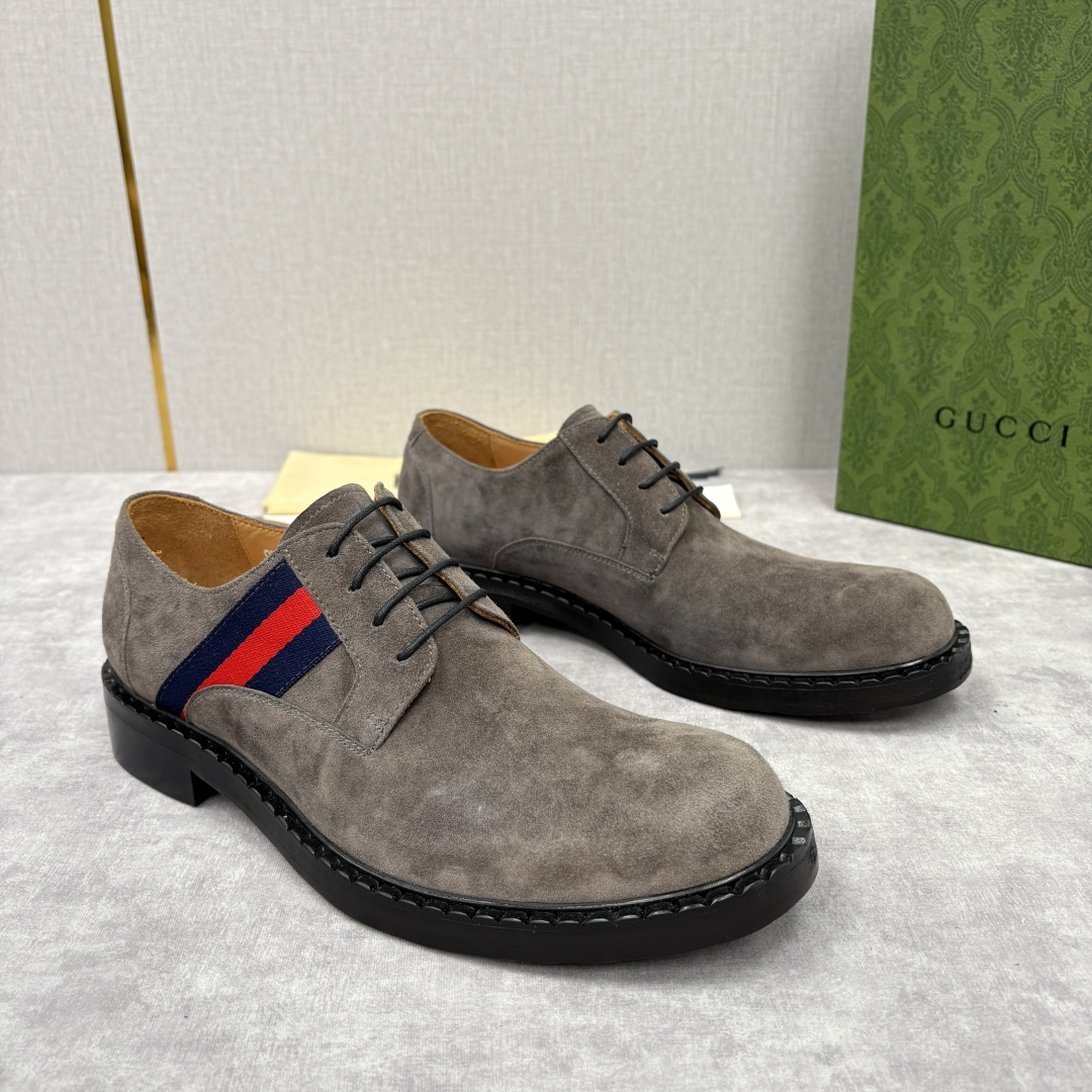💋💍G家 GUCC* 新品男士织带正装鞋皮鞋 经典织带系带系列，复古格调与多元魅力的碰撞 采用进口高丝光